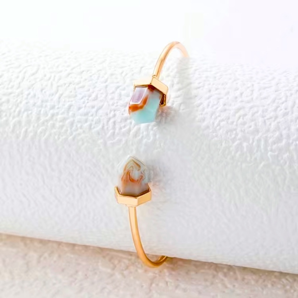 - Pretty open concept bracelet for women!